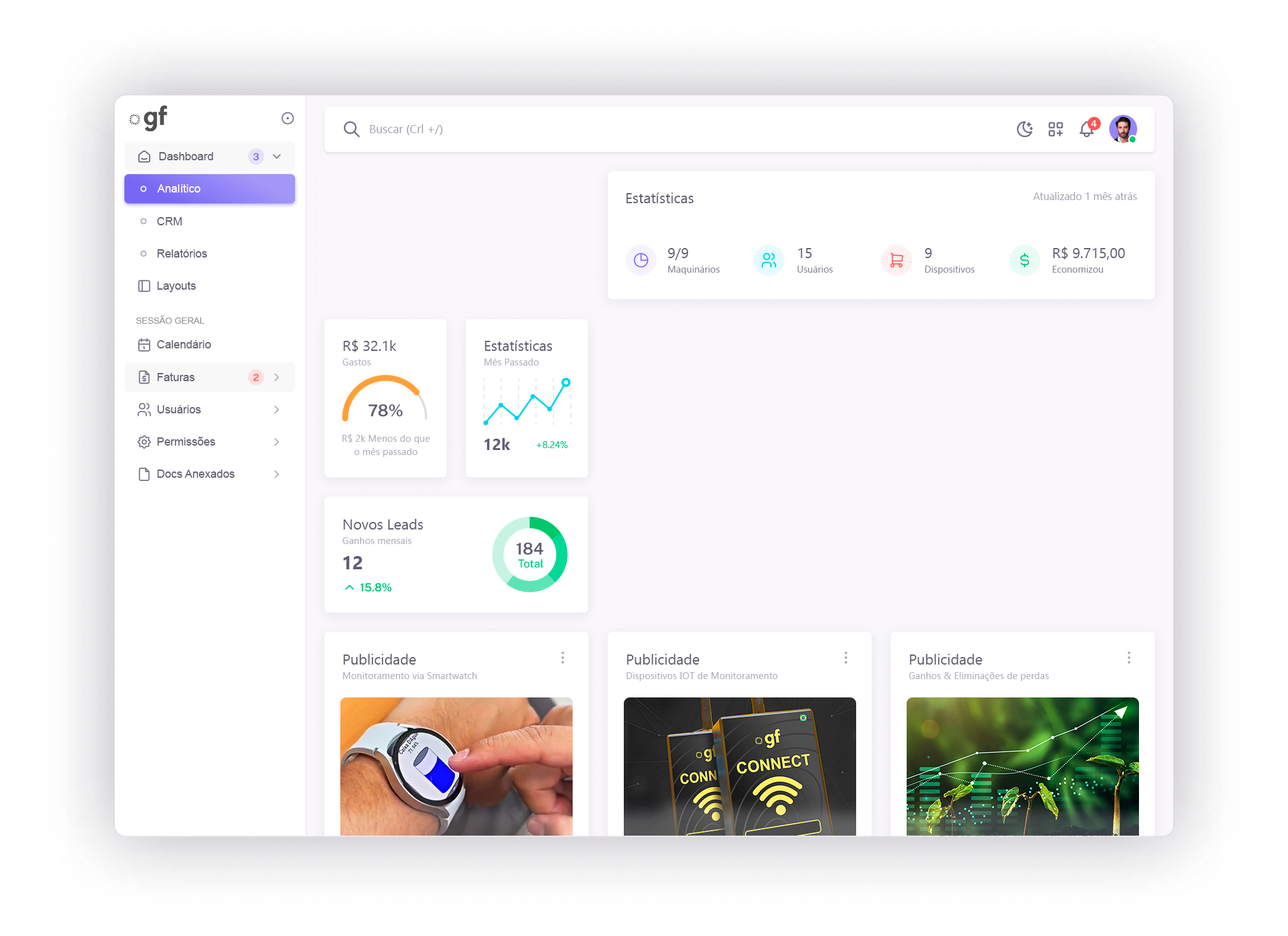 hero dashboard